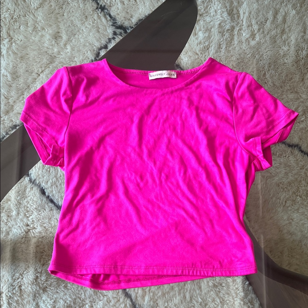 Woman’s Tight Top - Hot Pink
